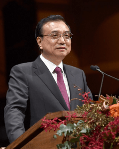 El primer ministro chino, Li Keqiang, entregó un informe