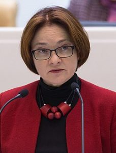 Elvira Nabiullina habló en el Congreso Financiero