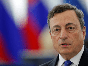 El jefe del BCE, Mario Draghi, pronunció un discurso en el Parlamento Europeo (25.09.2017)